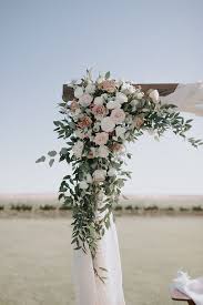 Romantic And Emotional Vineyard Wedding In Central Washington Walla Walla Wedding Arch Flowers Vineyard Wedding Arch Flowers