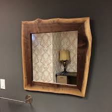 30 Cool Natural Wood Edge Mirror Frame Design Ideas Design Designideas Designinterior Wood Mirror Mirror Frames Mirror