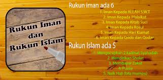 Sedangkan rukun islam, mengandung 5 perintah utama dalam menjalankan kepercayaan sebagai penganut agama islam. Rukun Iman Dan Rukun Islam 1 0 Apk Download Com Rukuniman Rukunislam Apk Free