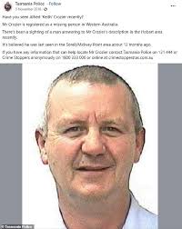 Missing man Alfred Keith Crozier now wanted by WA Police over child abuse  allegations