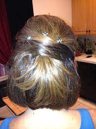 Mother Of Bride Half Up Patriciafranklin Yes I Took The Pins That Are Showing Out Mother Of The Bride Hair Mother Of The Bride Hair Short Hair Styles