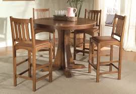 Intercon Furniture Solid Oak Pub Set Available At Dinetteonline Com Round Pub Table Pub Table Restaurant Decor