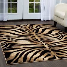 Edolie Animal Print Black Ivory Area Rug Home Dynamix Area Rugs Transitional Area Rugs