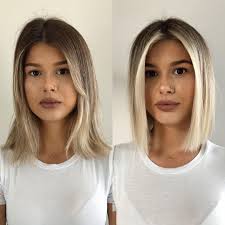 The short hair with choppy ends has a dark brown undertone bleached with caramel hue on the top making the whole look very strong. 40 Killer Ideas How To Balayage Short Hair In 2021 Hair Adviser