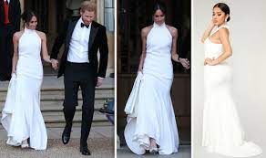 The newlyweds looked completely smitten with each other following their nuptials at windsor castle's st. Meghan Markle Stella Mccartney Dress Off 76 Buy