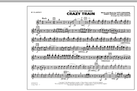 �you cant miss with this 60s so. Crazy Train Bb Clarinet Sheet Music Paul Murtha Marching Band