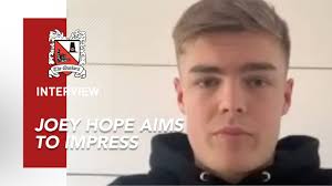 Joey Hope Aims to Impress