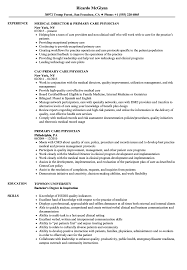 Primary Care Physician Resume Samples Velvet Jobs