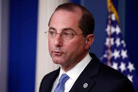 Azar also lists hhs initiatives to combat the opioid crisis and its effort to end the spread of hiv by 2030. White House In Talks To Replace Health And Human Services Secretary Alex Azar Wsj