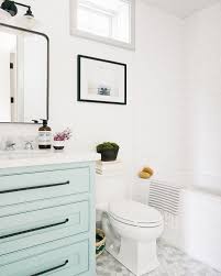 7 Bathroom Vanity Cabinet Colors You Ll See Everywhere In 2020 In 2020 Green Bathroom Unique Bathroom Vanity Bathroom Cabinet Colors