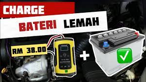 Bacaan bateri kereta yang baik. Cara Charge Bateri Kereta Yang Lemah Lama Tak Start Diy Di Rumah Guna Foxsur Battery Charger Youtube
