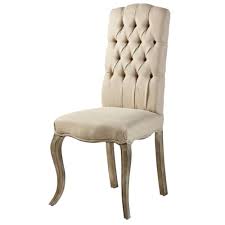 Le sedie imbottite sono sinonimo di comodità e qualità. Sedia Imbottita In Lino E Frassino Chloe Maisons Du Monde