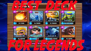 Best decks that you can create with your cards. Clash Royale Easiest Deck To Get To Legend League Royal Giant Hog Youtube