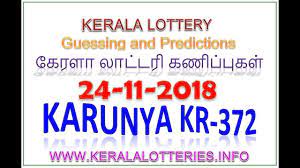 Kerala Lottery Guessing Karunya Kr 372 24 11 2018 Lottery Guess Android Apps
