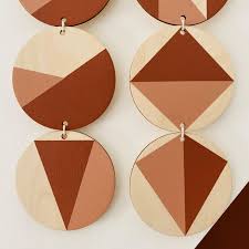 Bohemian wall hangings ukzn learn@. Terracotta And Pink Wall Hanging Natural Geometric Plywood Scandi Hygge Boho
