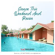 Escape This Weekend And Revive With Saj Earth Resort Kochi Kerala Book Your Stay Now 91 9447156000 Swimming Pool Airport Shut Swimming Pools Resort Pool