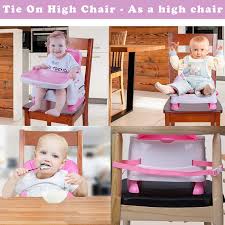What is a booster seat for the table? Color Tree Toddler Booster Seat For Dining Table Infant Portable Feeding Seat For Home And Travel Tie On High Chair With Removable Tray Feeding Baby Femsa Com