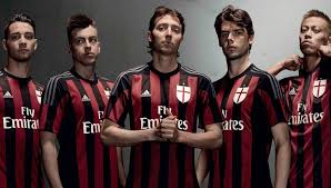 Ac Milan Home Away Third Kit 2015 16 Ac Milan Milan Football Shirts