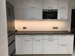 Ikea Marsta White Kitchen Simple Modern Design With Slate Worktop Ikea Kitchen Design Kitchen Classy Kitchen