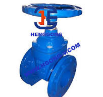 [Hot Item] DIN/ANSI/BS BS5163 Gg25 Ruber Wedge Oil Water Air RF Flange  Pneumatc Pn25 40 Cast Iron Gate Valve