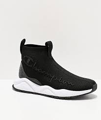 Black And White Champion Shoes Champion Rally Kt Black Shoes Zumiez In 2020 Champion Shoes Black Shoes Women Black Shoes Outfit