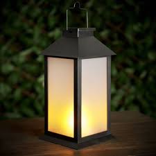Gentle lighting comes on automatically and lasts up to six hours. Wilko Fire Glow Solar Lantern Wilko