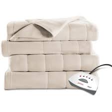 Sunbeam Fleece Electric Heated Blanket 1 Each Walmart Com Electric Blankets Heated Blanket Sunbeam