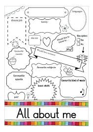 Neben den ganzen übungen findet ihr bei uns noch weiteres grundschulmaterial für den unterricht. All About Me Back To School English Sich Vorstellen Unterrichtsmaterial In Den Fachern Englisch Fachubergreifendes Grundschule Englisch Lernen Kinder Schreibaktivitaten