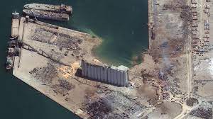 Before and after pictures have shown the extraordinary destruction brought about by a huge explosion in beirut. Download Satellite Imagery Of Beirut Explosion 0 5m Before And After Explosion Gis English
