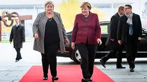 Angela merkel og erna solberg. The Chancellor In Pictures