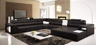 Check spelling or type a new query. Polaris Sectional Sofa In Black Bonded Leather By Vig Furniture