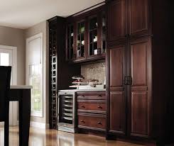 Available in white, black, dark gray, and red. Dark Cherry Kitchen With Glass Cabinet Doors Decora