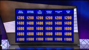Cause and effect jeopardy game #1. Jeopardy Game Show Fonts In Use