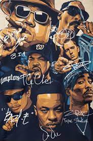 Great Rap Legends Notorious Big Snoop Dogg Ice Cube Eminem Tupac Signature Poster C Great Rap Legends Notorious Bi Tupac Art Hip Hop Artwork Hip Hop Poster
