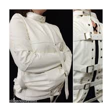 If you're handy with a sewing machine or have a seamstress to repair you're all set. White Or Black Asylum Patient Straight Jacket Halloween Costume Unisex S M L Xl Straight Jacket Costumes For Sale Fashion