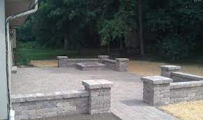 Grading Landscaping Paver Patios Retaining Walls And Yard Drainage By Bob S Grading Inc Fire Pits Add Backyard E Patio Blocks Landscape Pavers Paver Patio