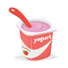 Yogurt Cup With Spoon Arte Vetorial De Stock E Mais Imagens De Iogurte Istock
