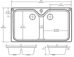 Double Bowl Kitchen Sinks Porcelain Looks With Cast Iron Strength