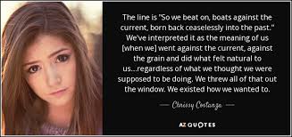 It peaked at #45 on the billboard album chart for the week ending october 8, 1977. Chrissy Costanza Quote The Line Is So We Beat On Boats Against The