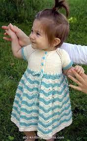 Free baby crochet patterns for beginners to advaced. Abc Knitting Patterns Best Sunday Baby Dress