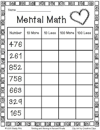 Free Printable Mental Math Worksheet Homeschool Giveaways Mental Maths Worksheets First Grade Math Elementary Math