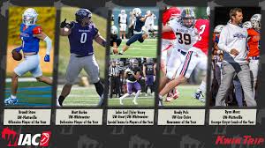 All-WIAC Football Selections Announced