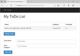 Tutorial Build A Java Web App Using Azure Cosmos Db And The Sql Api Microsoft Docs