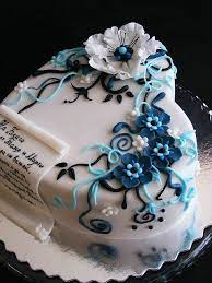 Get info of suppliers, manufacturers, exporters, traders of cake decorations for buying in india. White Blue And Black 2 Cake Cupcake Cakes Beautiful Cakes