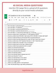 65 Social Media Questions To Ask To Increase Engagement This Or That Questions Social Media Cheat Sheet Social Media Schedule