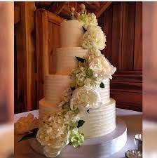 Simple 3 tier wedding cake with cascading flowers wedding cake project brief. Signature Wedding Cakes White Flower Cake Shoppe