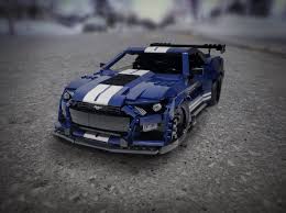 Lego Enthusiast Builds A 2020 Ford Mustang Shelby Gt500 Scale Model Stangbangers Lego Cars Shelby Gt500 Ford Mustang Shelby Gt500