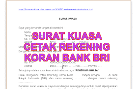 Pemberi Kuasa Contoh Surat Kuasa Penukaran Uang 75 Ribu