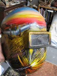 Due to the custom work required to complete our products, it takes up to 15 business days from your purchase order for the completion of your product. Marty Katon Welding Helmet Art Welding Art Welding Gear