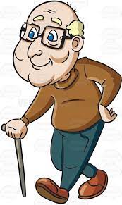 This royalty free (rf) clipart design is available to use in commercial projects after licensing. A Male Senior Citizen Enjoying A Stroll Cartoon Clip Art Clip Art Family Cartoon